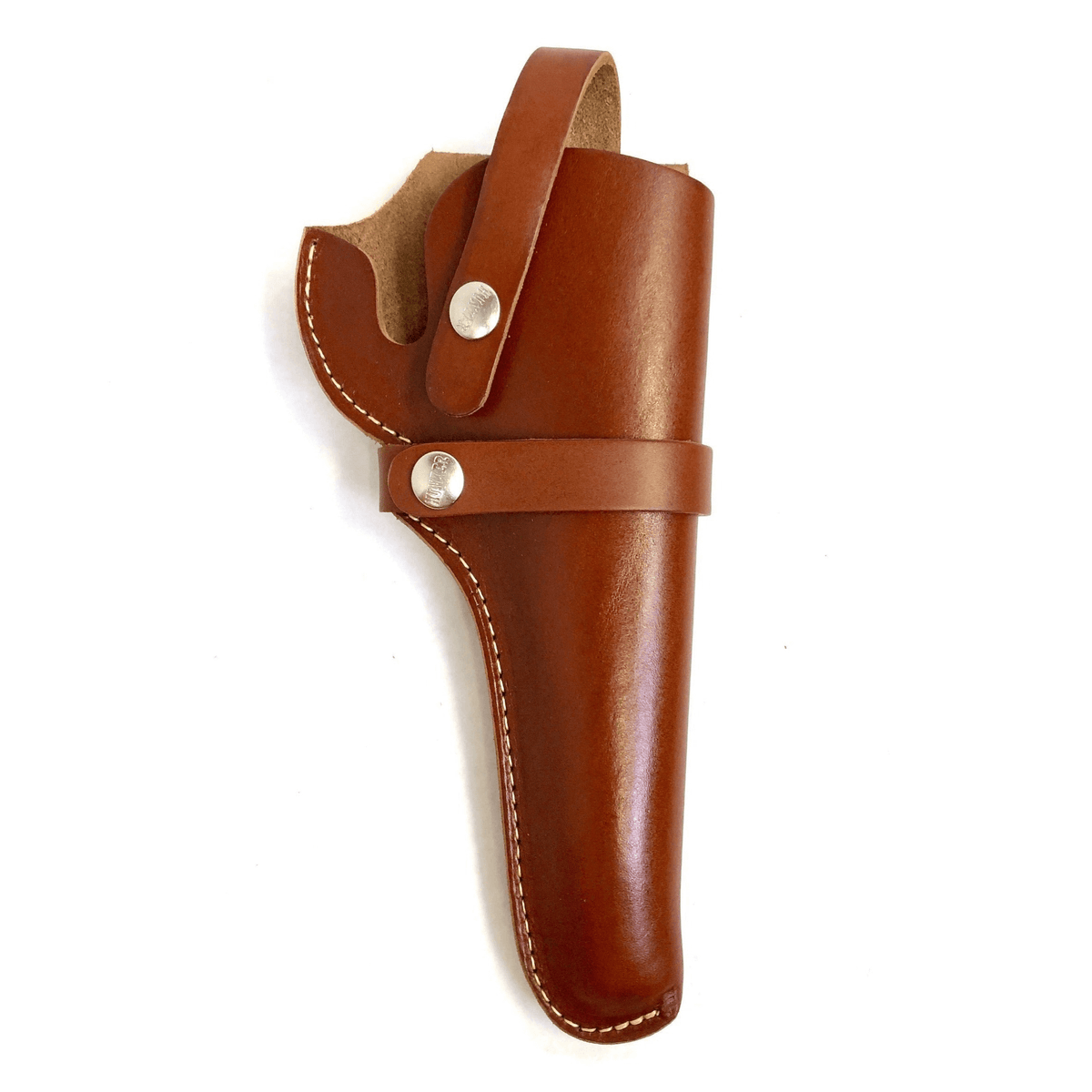 (.44/.45 cal) Western Gun Belt and Holster - RH Draw - Oiled Brown Leather