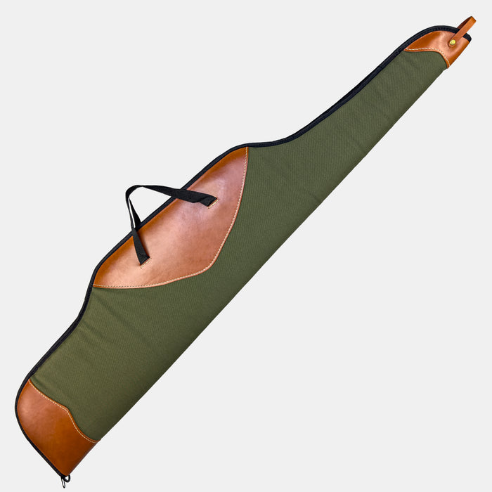 Leather & Canvas Long Gun Case