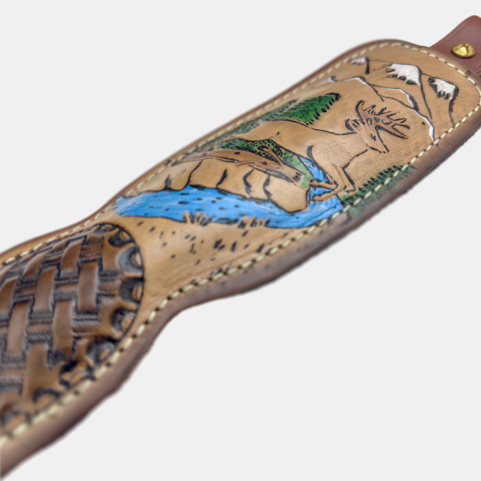 Trophy Custom Padded Rifle Sling - Creek Deer