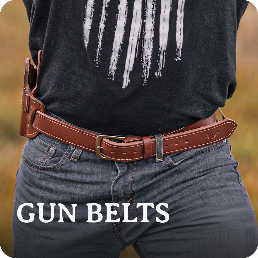 Premium Leather Gun Belts