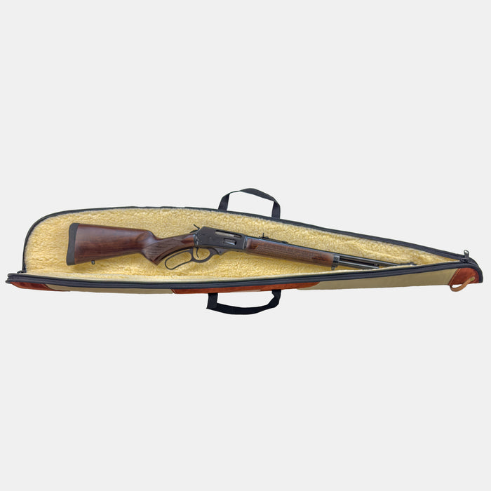 Suede & Canvas Long Gun Case