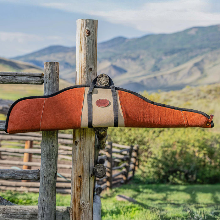 Suede Long Gun Case